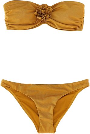 Zimmermann lucky Bandeau Flower Bikini