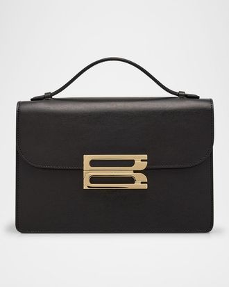 Victoria Beckham The Dorian Flap Leather Shoulder Bag