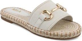 Mia Cadiz Espadrille Slide Sandal in Bone at Nordstrom Rack, Size 8.5