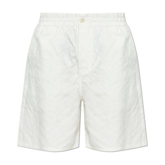 Kenzo Casual Shorts, male, White, Size: XL Tiger Elasticated Shorts