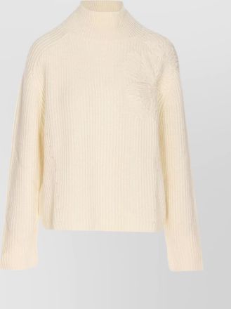 Liu Jo high neck long sleeve knitted floral design