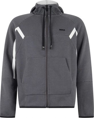 HUGO BOSS FZ Hoodie TL - Heren - Vesten met rits - Grijs - L - Katoen - Hoodies & sweatvesten