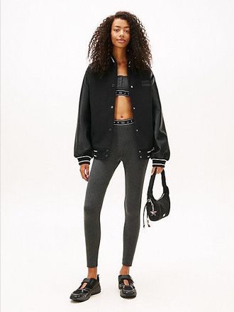 Tommy Hilfiger Logo Tape Slim Full Length Leggings