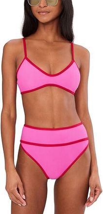 Beach Riot Leona Top Womens Clothing Electric Pink : XL, Polyester/Spandex