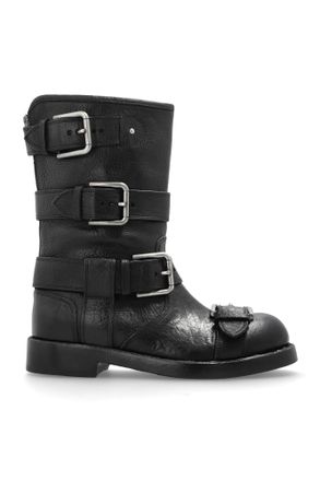 Dolce & Gabbana Leren enkellaarsjes