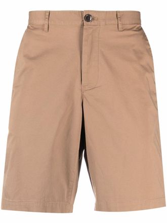 Michael Kors belt-loops shorts - men - Cotton/Spandex/Elastane - 31 - Neutrals