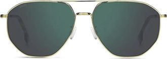 BOSS Occhiali da sole con montatura stile pilota - Oro