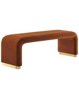 ModWay Koda Performance Velvet Waterfall Long Bench