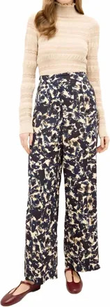 Marie Oliver Beau Wide-Leg Pant In Pyrite