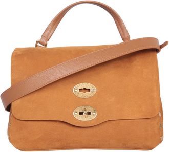 Zanellato Postina Jones Tas - Dames - Handtassen - Bruin - ONE Size - Leer - Tassen