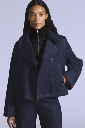Levi's Chaquet&oacute;n Mariner - Mujer - XL - Azul / Rinse