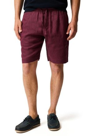 Rodd & Gunn Linen Shorts in Oxblood1 at Nordstrom, Size Xxx-Large