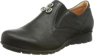 Think Menscha Slipper - Dames - Schoenen - Zwart - Maat: 37 EU Leer