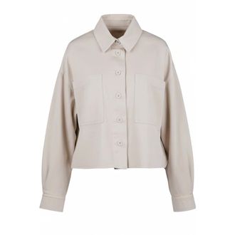 Max Mara Shirts, female, Beige, Size: M Camicia Radente