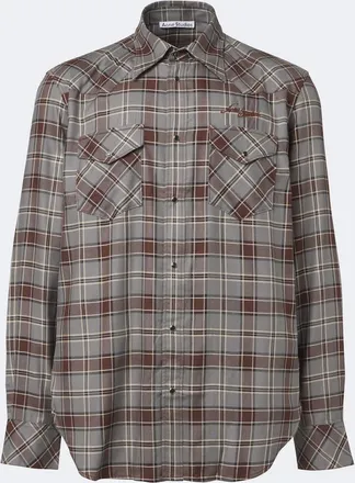 Acne Studios Surrow checked flannel shirt