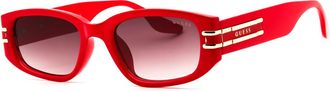 Guess GO00071 66F Womens Sunglasses Red Size 53
