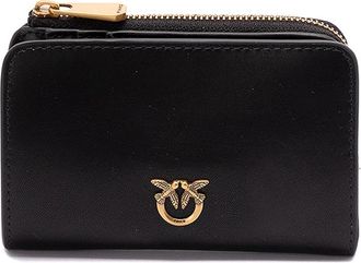 Pinko Black Love Birds Wallet