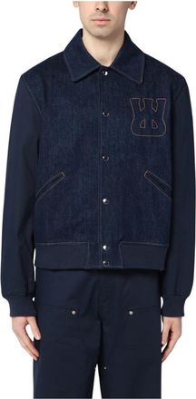 Wales Bonner Blauwe Denim Jack - Heren - Spijkerjassen - Blauw - 2XL - Denim - Jassen