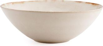 Bazar Bizar Bol de gres en blanco 32x32x10 cm