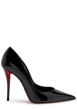 Christian Louboutin Miss Z 100 Patent Leather Pumps - Black