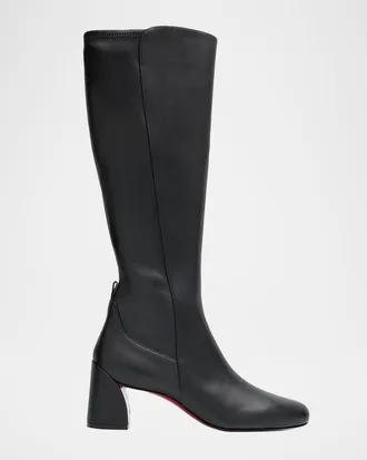 Christian Louboutin 55mm Jane Botta Leather Knee-High Boots