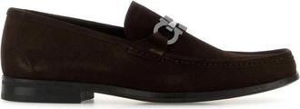 Ferragamo Grandioso Loafers - Heren - Loafers - Bruin - 40 1/2 EU - Leer - Schoenen