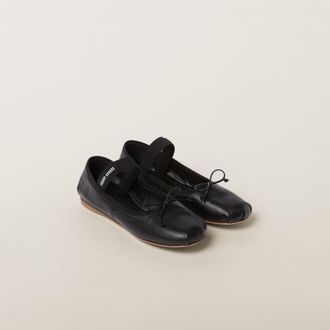 Miu Miu Leather ballerinas