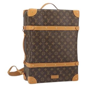 Louis Vuitton Pre-owned Canvas Rugzak - Dames - Vintage Rugzakken - Bruin - ONE Size - Vintage