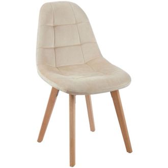 Regalos Miguel Regalos Miguel - Packs Sillas Comedor - Pack 2 Sillas Kelen Terciopelo - Beige