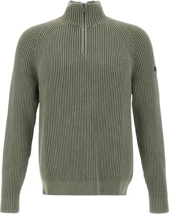 Roberto Ricci Design Rrd, Truien & Vesten, Heren, Groen, L, Katoen, Cotton 7 Techno Wash Half-Zip
