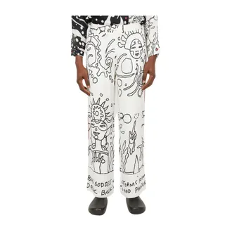 Honey Fucking Dijon Uomo, Pantaloni, Bianco, S, new