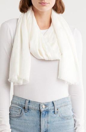 Karl Lagerfeld Karl Icon Scarf in Eggshell at Nordstrom Rack