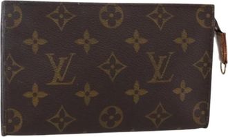 Louis Vuitton Pre-owned Clutches, female, Brown, Size: ONE SIZE Pre-owned Accessory Pouch