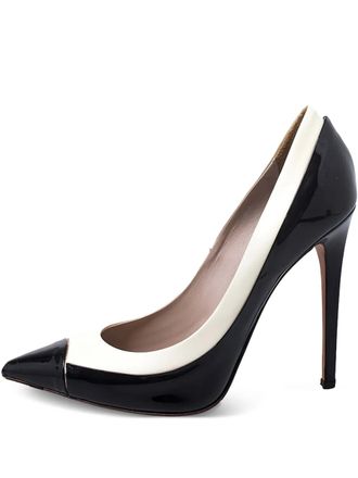 Le Silla Pre-owned 115 mm lakleren pumps - Zwart