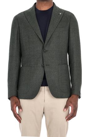 Tagliatore Montecarlo Line 110s Wool Textured Jacket