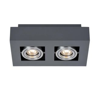 Netlighting Modern Surface Mounted Black Aluminum 2 Light GU10