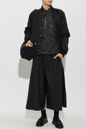 Comme Des Gar&ccedil;ons Comme Des Gar&ccedil;ons Black Asymmetrical Jacket, Mens, Black