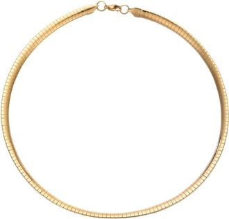 Adornia Adornia 18K Plated Stainless Steel Tarnish-Resistant Omega Layering Chain Necklace