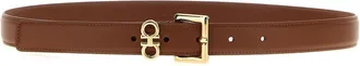 Ferragamo Brown Gancini Belt