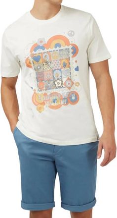 Ben Sherman Signature 1960S Tee In Ivory