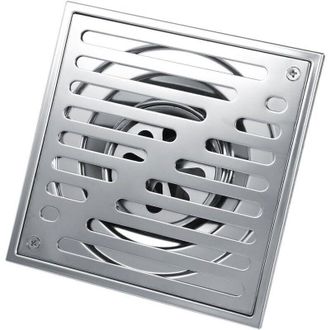 OEM Quadratischer Bodenablauf Aus Edelstahl, Geruchsdichter Duschablauf F&uuml;r Badezimmert&uuml;ren, Gro&szlig;er Durchmesser (150 X 150 Mm) - Crezuo