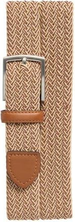 Nordstrom Rack Stretch Braided Belt in Tan- Camel at Nordstrom Rack, Size X-Large