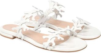 Gianvito Rossi Sandali Ocean con suola piatta 10mm - Bianco