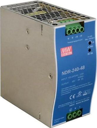 Pulsar Mean Well Din Rail Switching Power Supply Ndr-240-48 48v/240w/5a