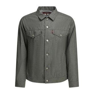 Junya Watanabe Giacca Trucker a Righe - - Jackets - Uomo - Grigio - M