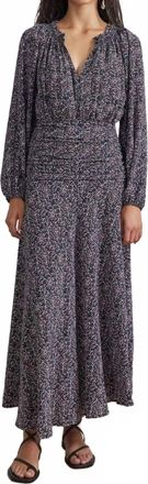 Apiece Apart Esparta Maxi Dress In Night Garden Black