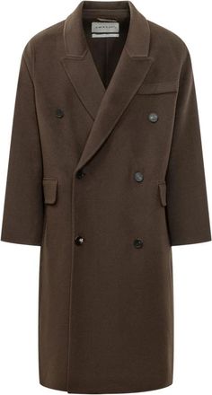 Amaranto Cappotto DP - Heren - Mantel - Bruin - XL - Leer - Jassen