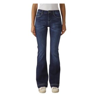 Nenette Dames, Jeans, Blauw, Maat: W27 Katoen