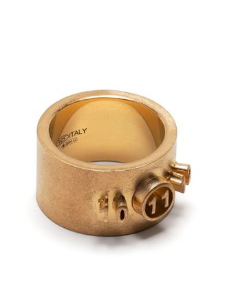 Maison Margiela Ring met reli&euml;f - Goud