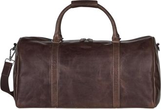 Howard London Weekendtas Hunter - Heren - Weekendtassen - Bruin - ONE Size - Leer - Tassen